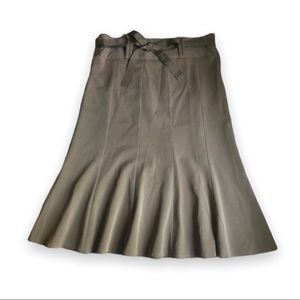 Panel skirt women flared with belt, size 11/12